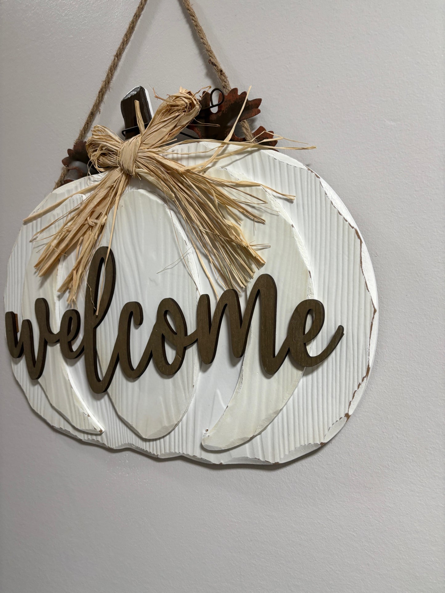 Pumpkin Door Hanger