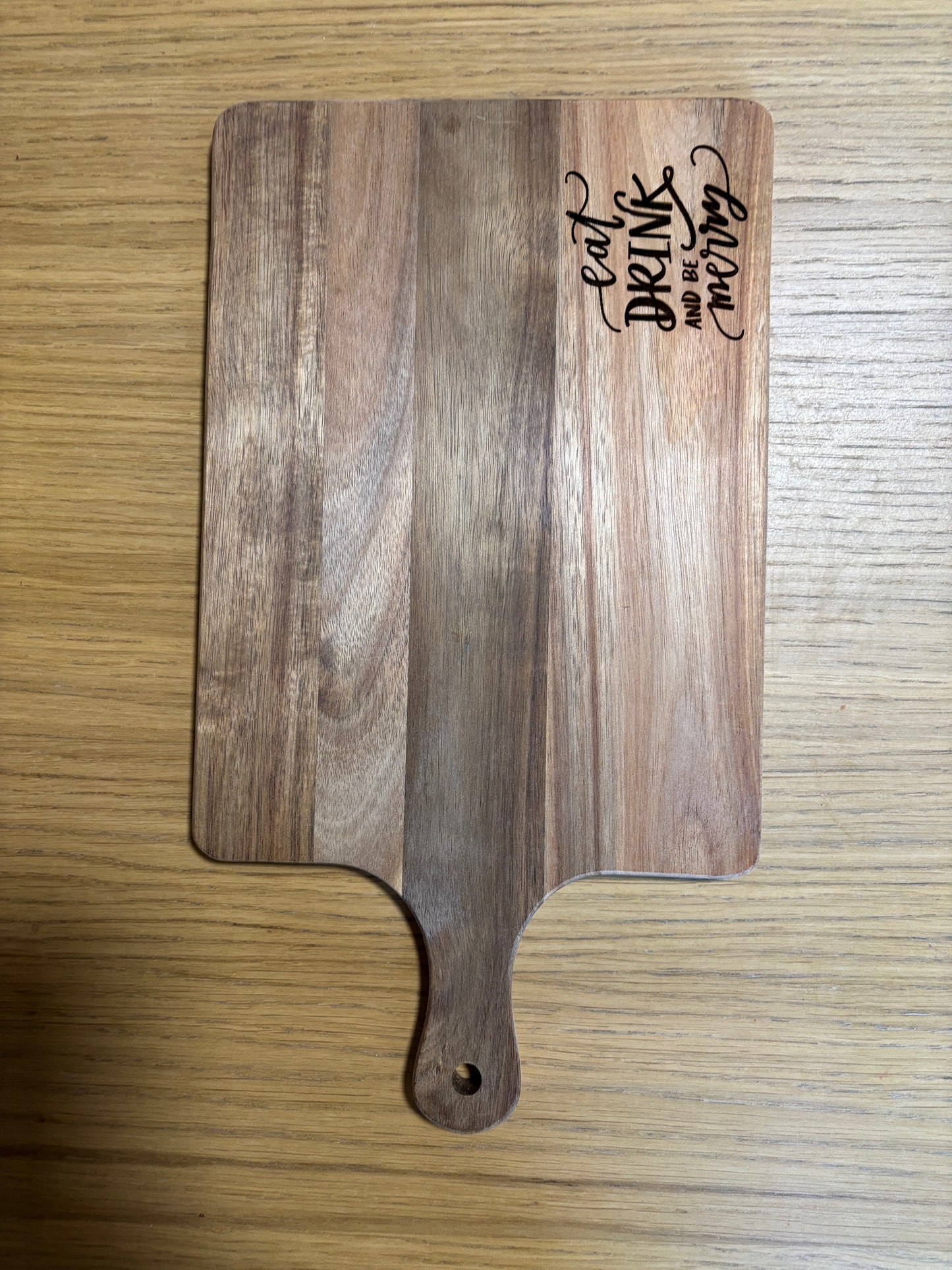 Eat, Drink and Be Merry Cutting Board