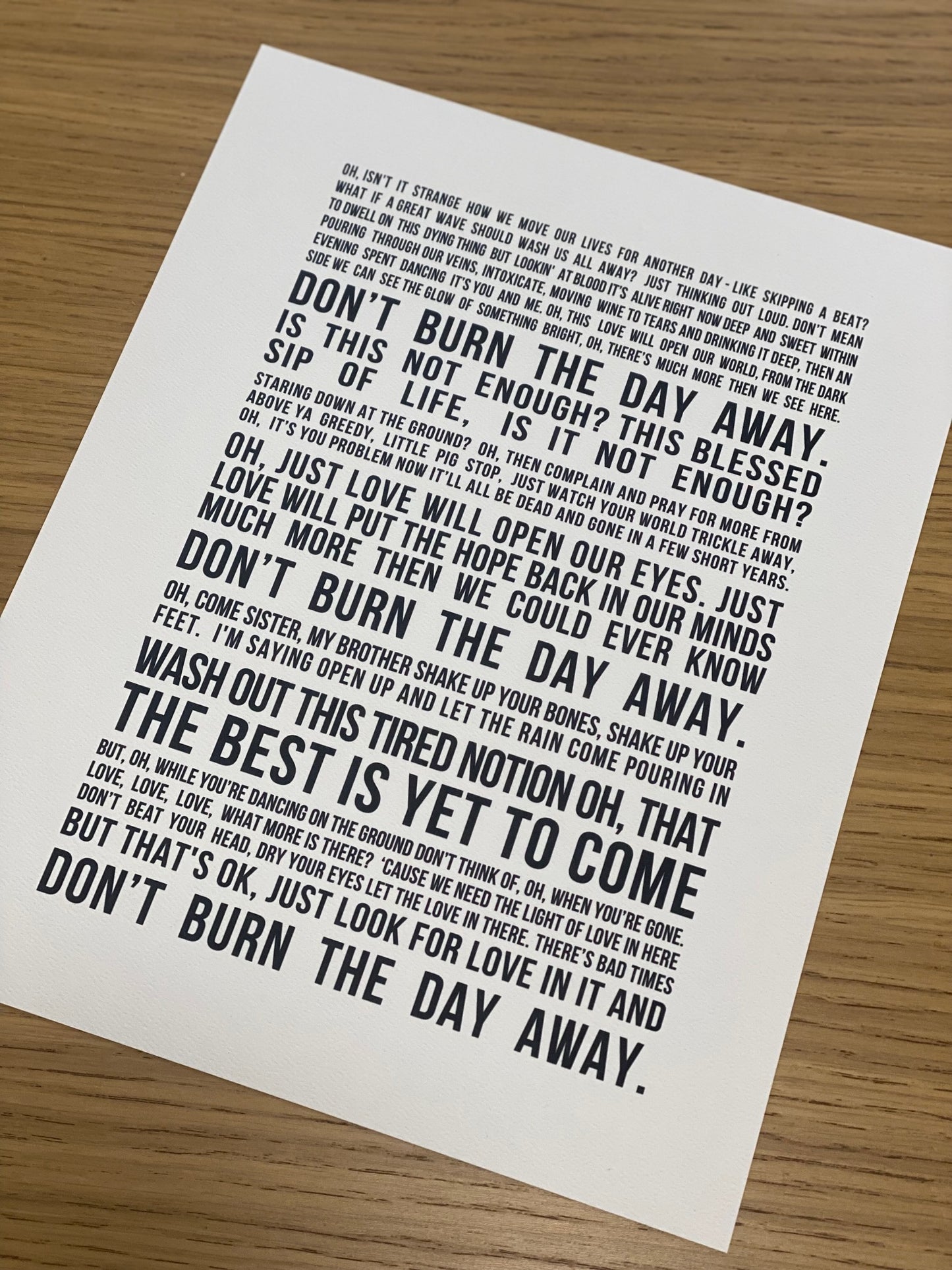 Pig Lyrics Minimalist Art