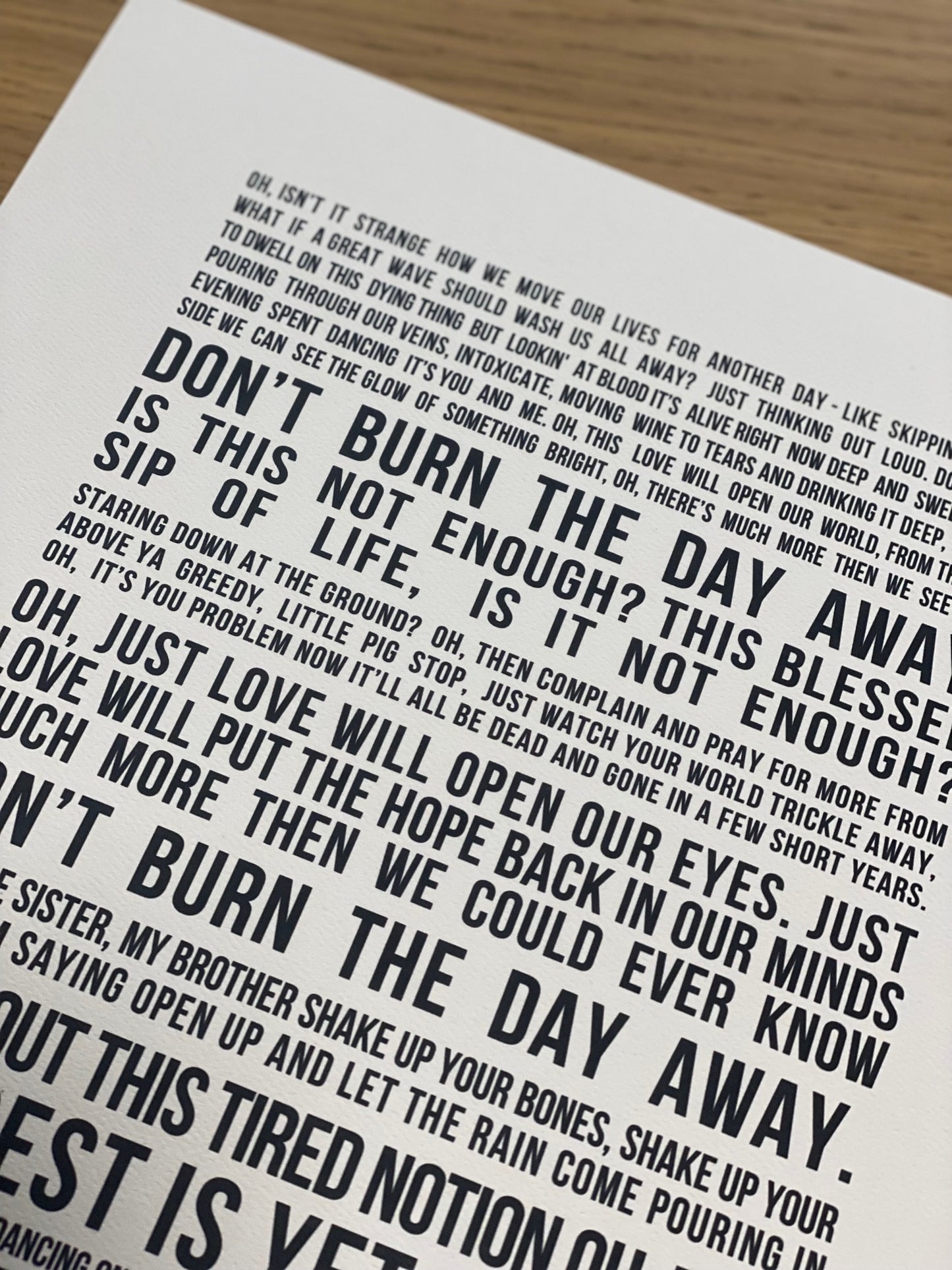 Pig Lyrics Minimalist Art