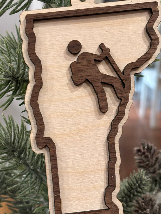 Hike Vermont Ornament