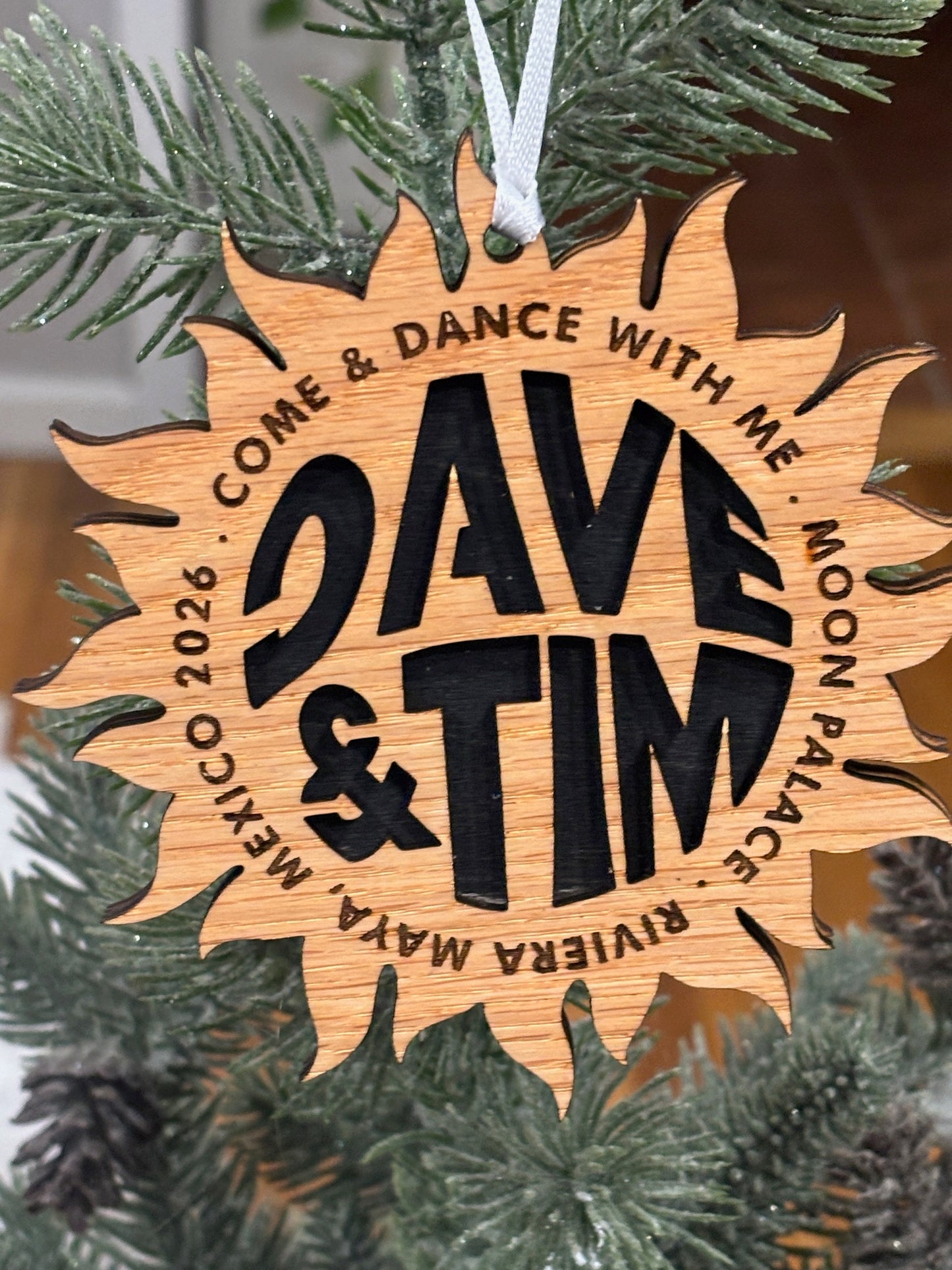 Dave & Tim mexico 2026 Ornament