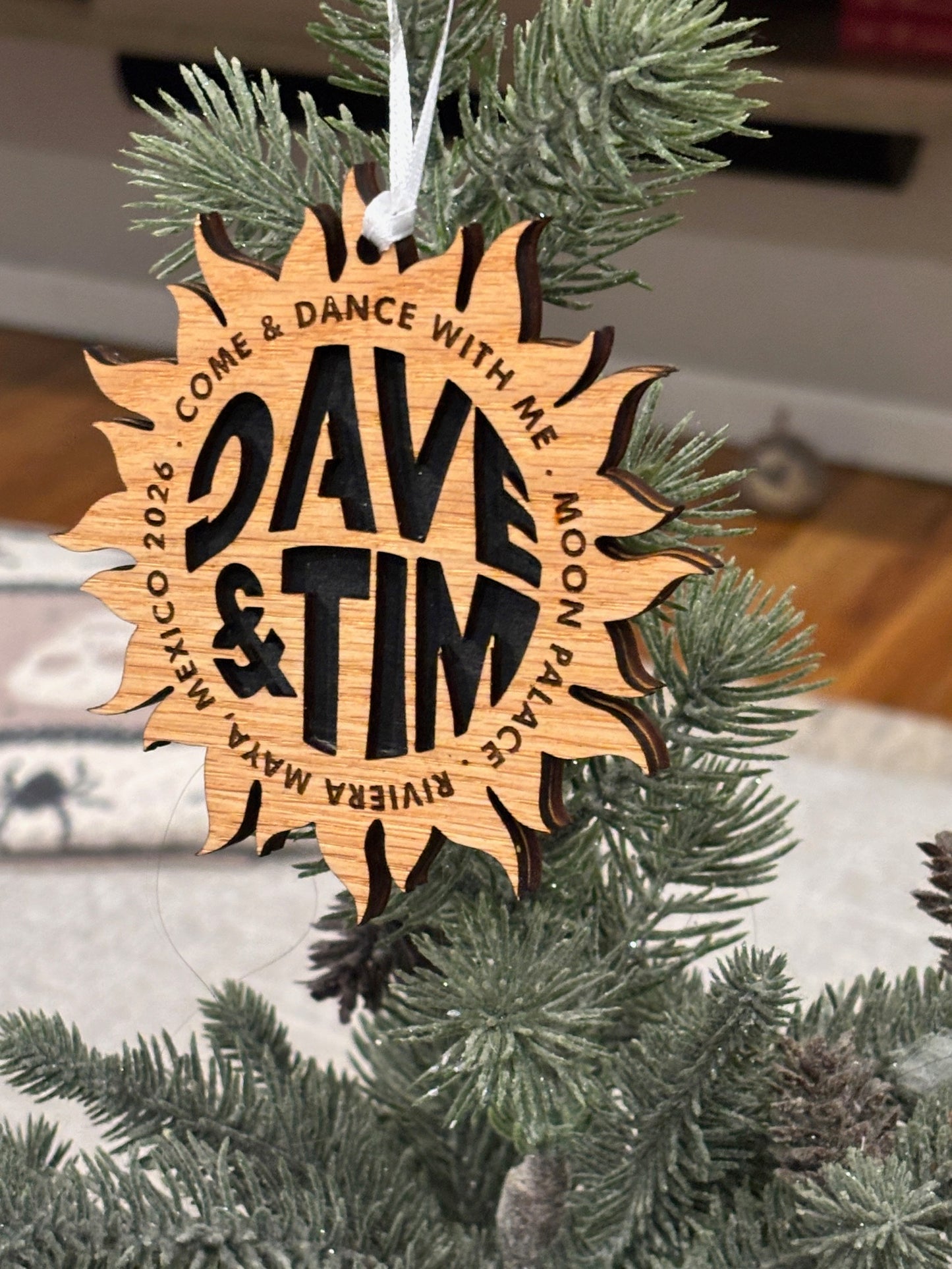 Dave & Tim mexico 2026 Ornament