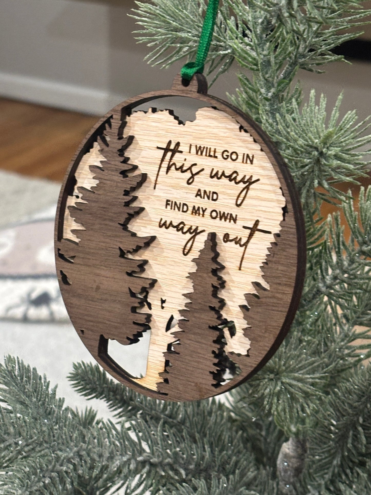 Find My Own Way Out Ornament