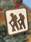 Hiking Trail Sign Ornament