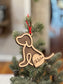 Personalized Dog Cut Ornament