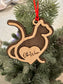 Personalized Cat Cut Ornament