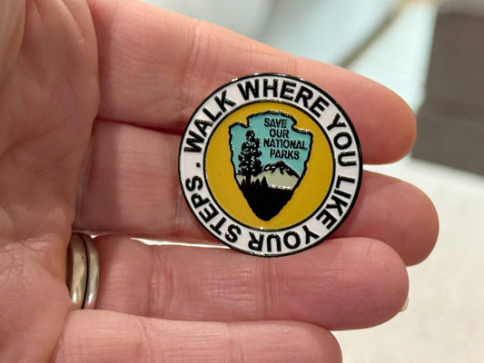 Save Our Parks pin each one plants a tree!