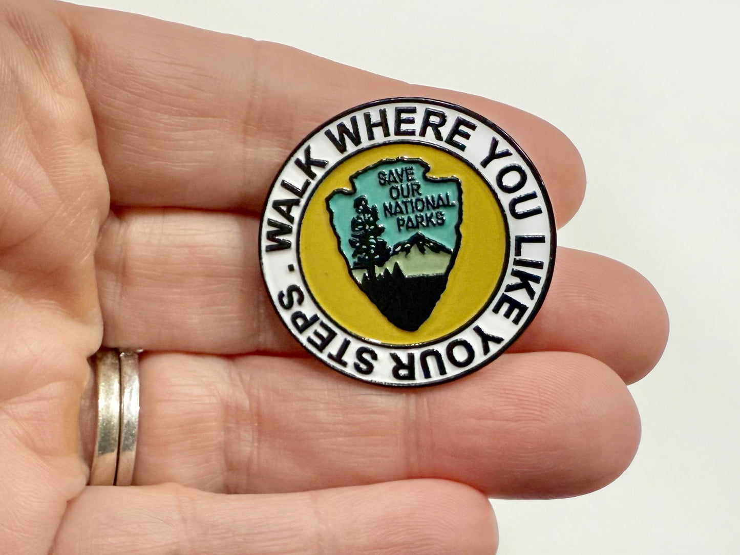 ***PIN & STICKER*** Save Our National Parks *Limited Run*