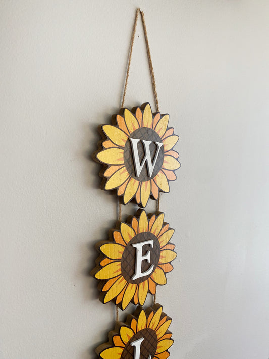 WELCOME Spring Wall/Door Hanger *LIMITED RUN