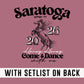 Saratoga 2026 Floral *With Set List