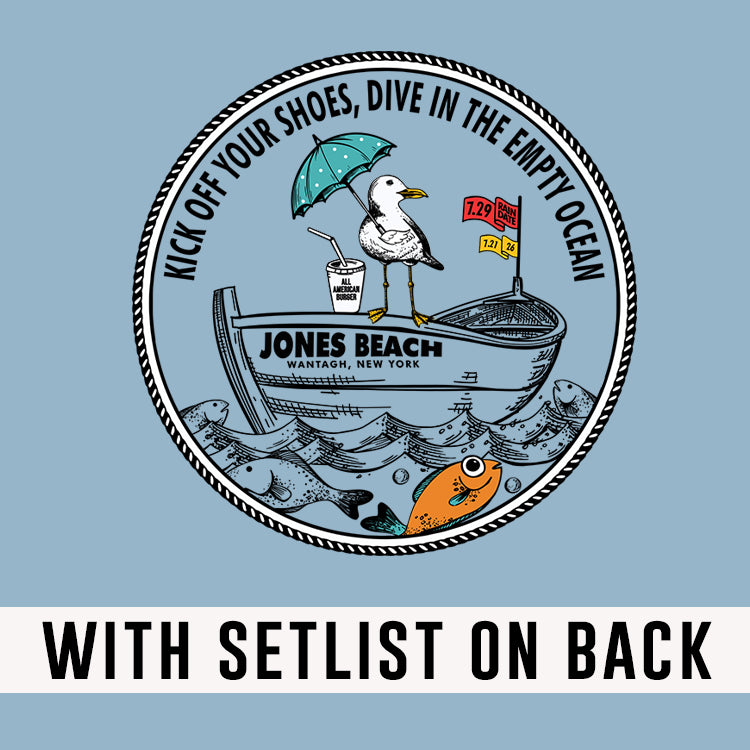 Jones Beach 2026 RAIN DATE *With Setlist