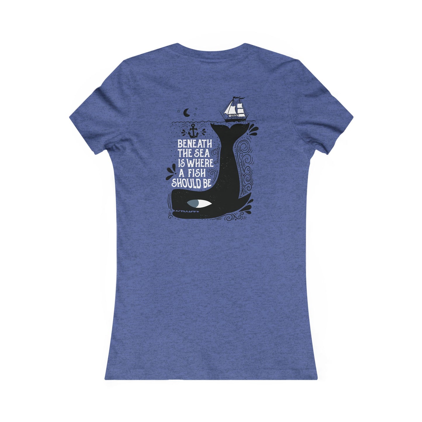 Beneath the Sea front & back Woman's Tee
