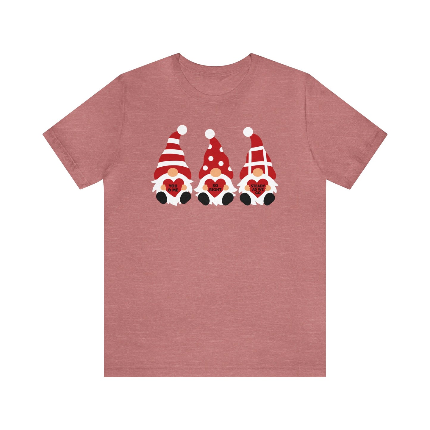 Valentine Gnomes Tee Woman's Cut Tee