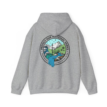 Protect Our National Parks - Funny *With Back Print Hoodie