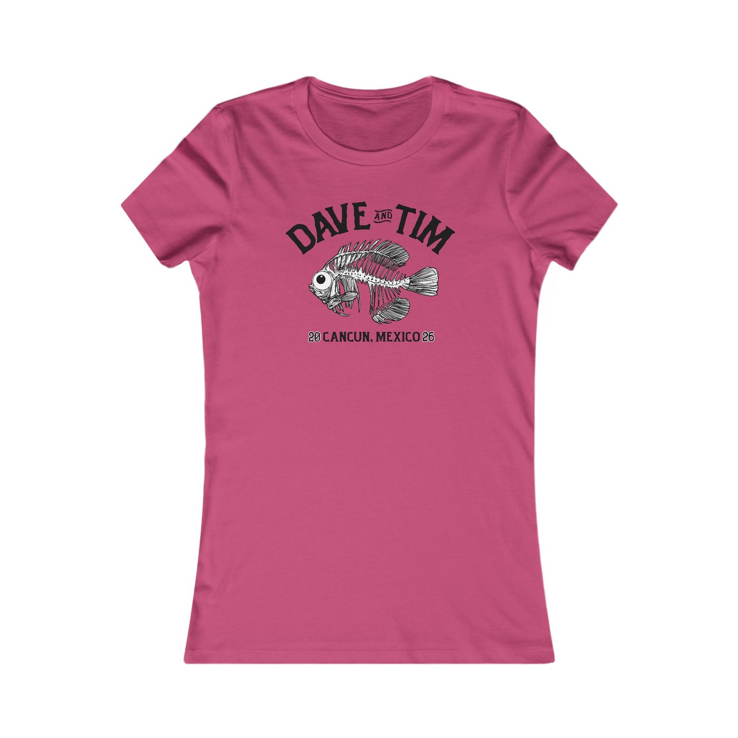 Big Eyed Fish Mexico 2026 Woman's Cut Tee *With Set List