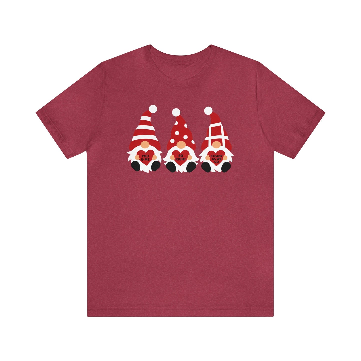 Valentine Gnomes Tee Woman's Cut Tee