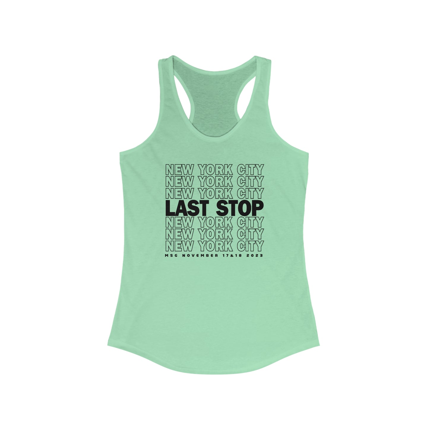New York City Fall Tour 2023 Tank Top *With Setlist