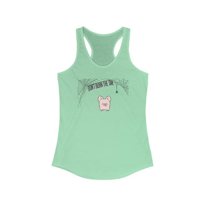 Dont Burn The Day Spider Web Woman's Tank