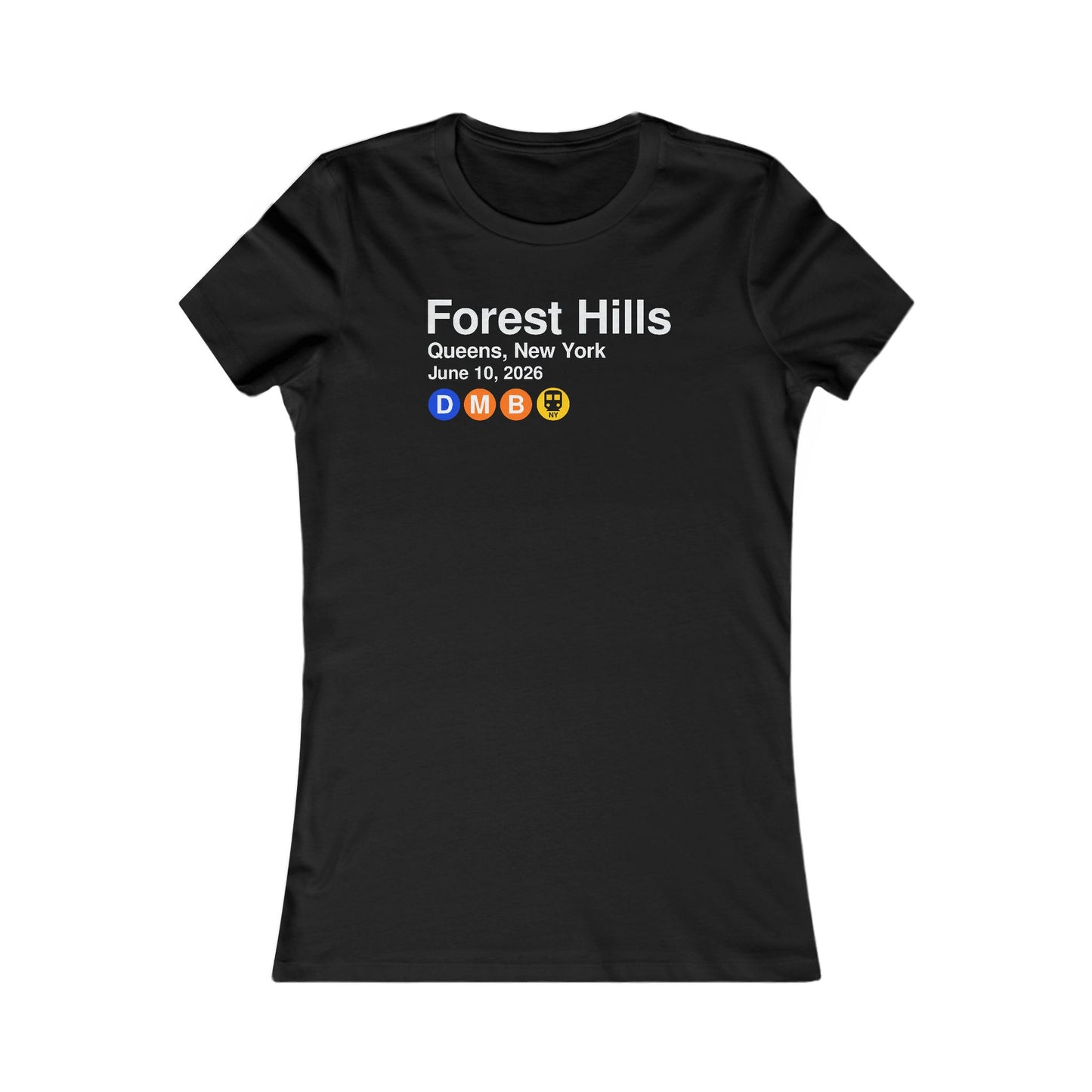 Forest Hills Subway 2026 Woman's Cut Tee *With Set List