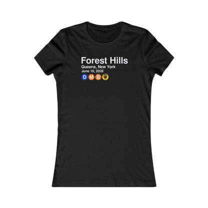 Forest Hills Subway 2026 Woman's Cut Tee *With Set List
