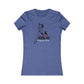 Black Cat Pin Up Woman's Cut Tee