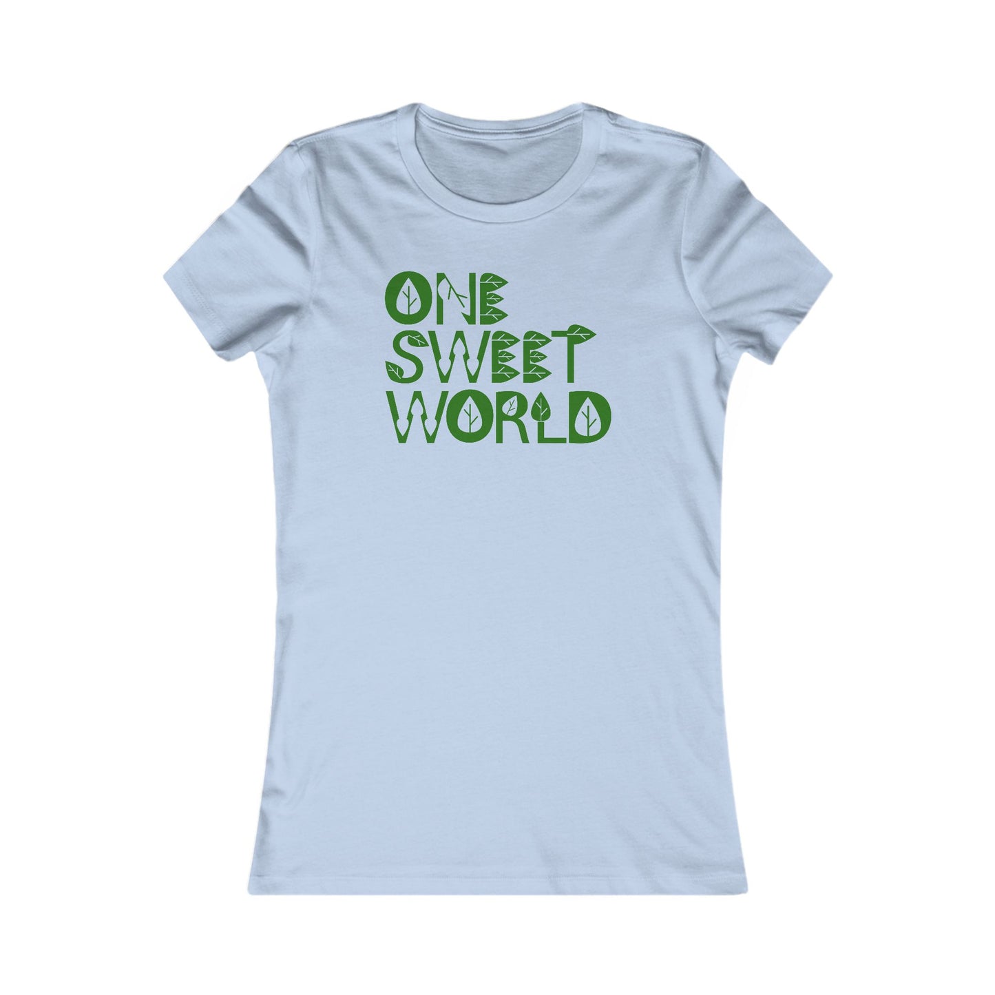 One Sweet World Woman's Cut Tee