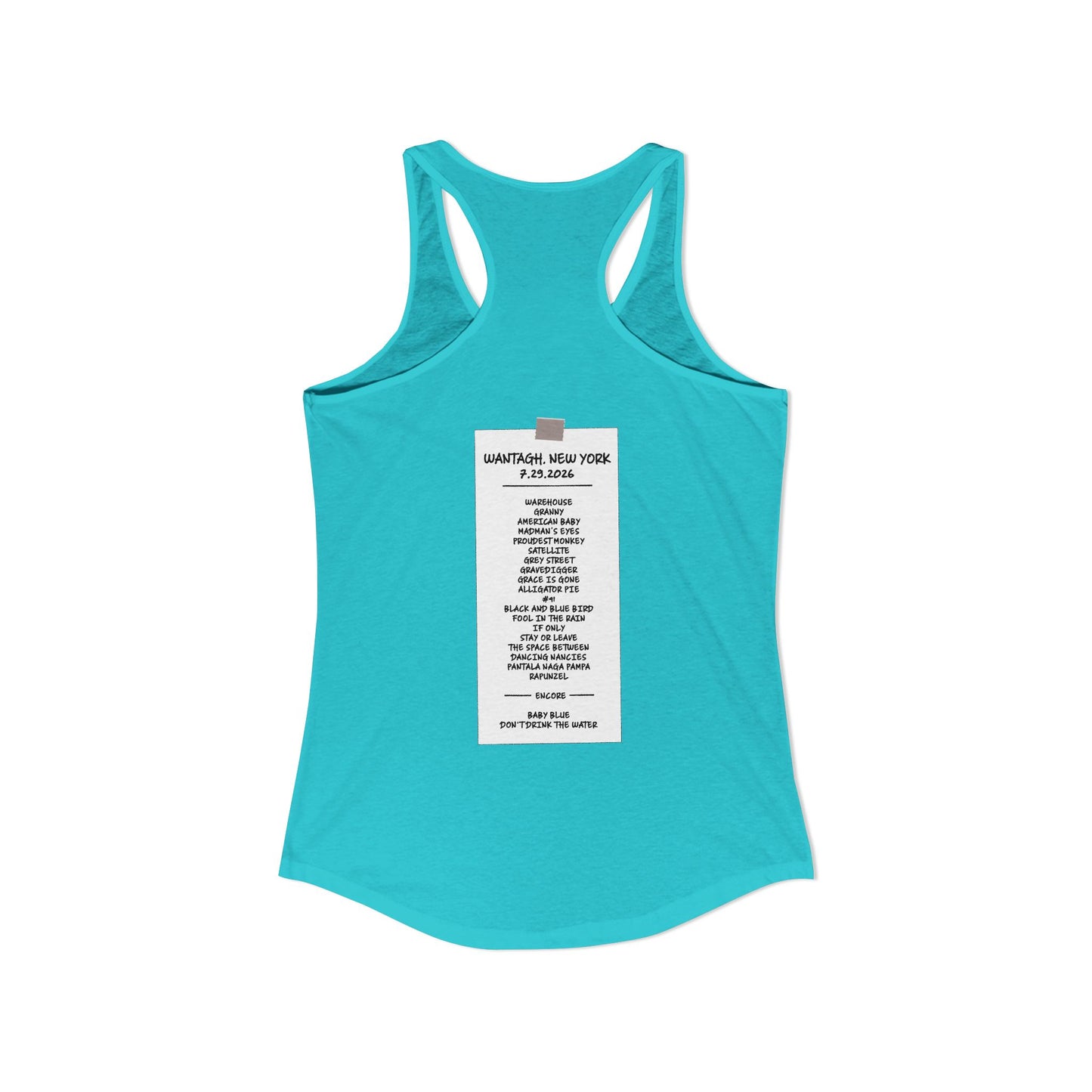 Jones Beach 2026 Woman's Tank RAIN DATE *With Setlist