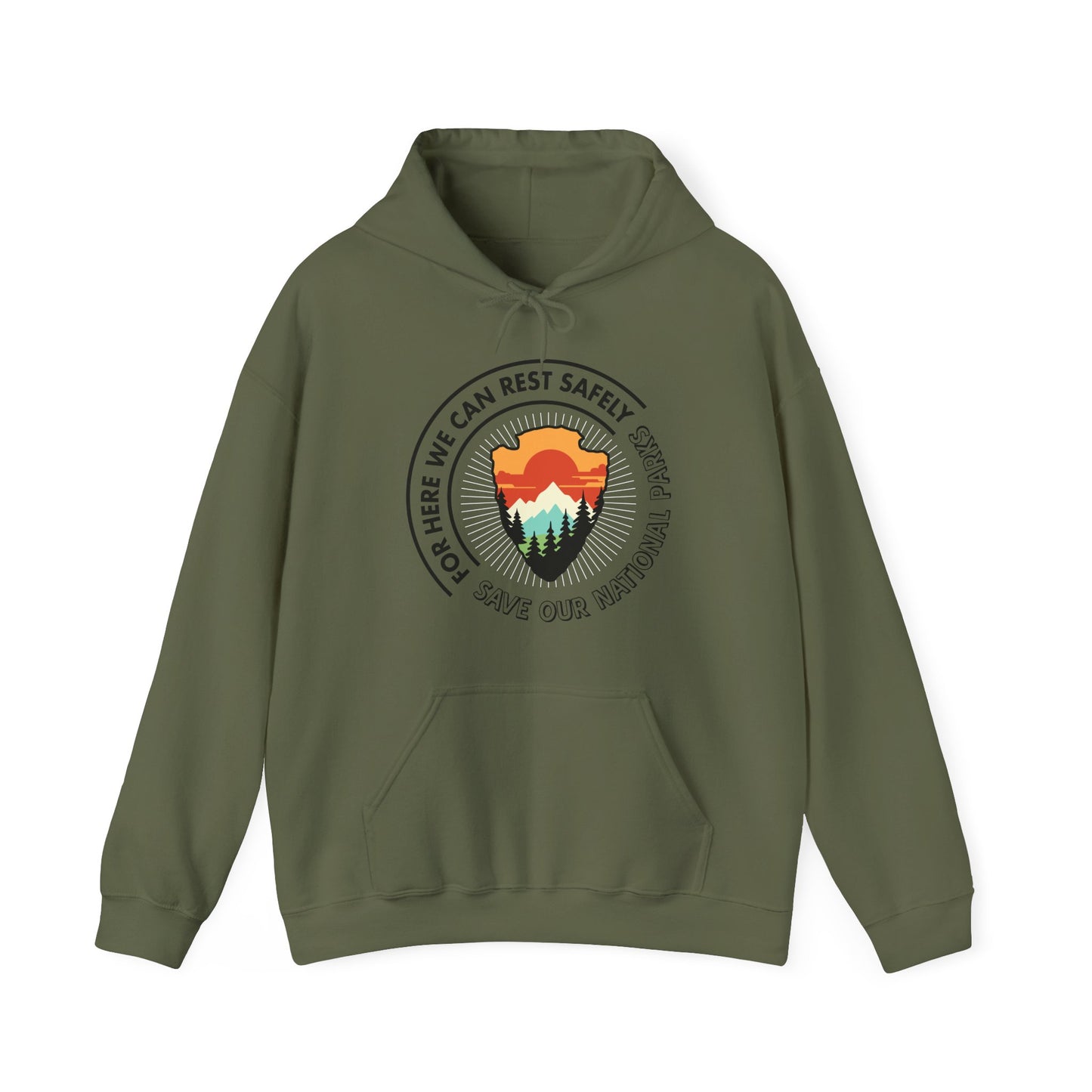 National Parks Rest Safely Hoodies