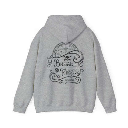 Break Free Label with back Hoodie
