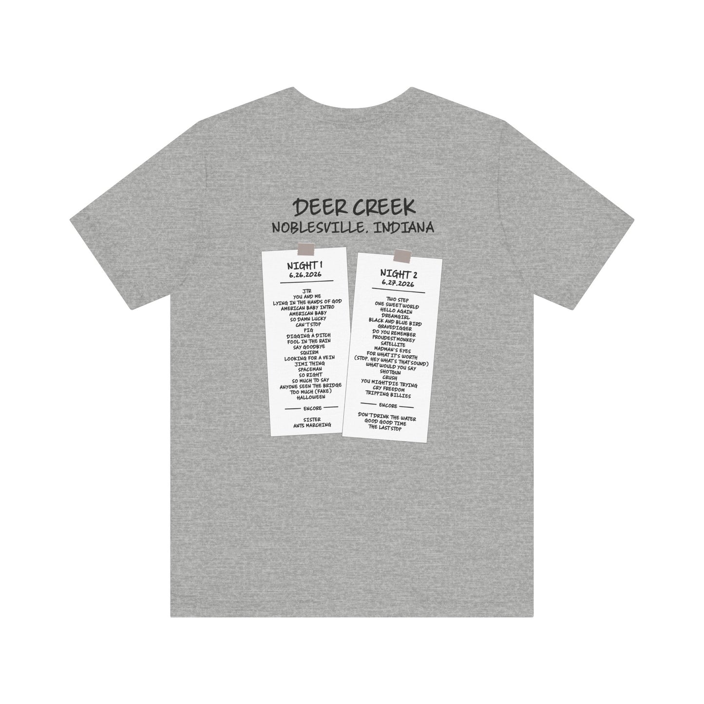 Deer Creek 2026 *With Set List