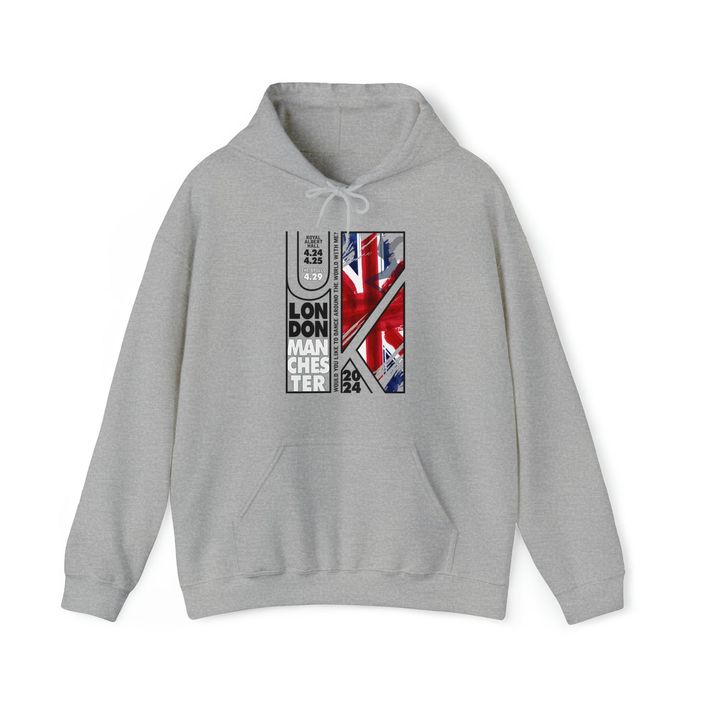 England Europe 2024 Hoodie w/set list
