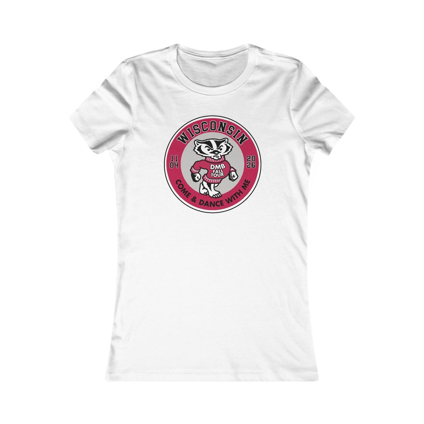 Wisconsin Fall 2026 Woman's Cut Tee