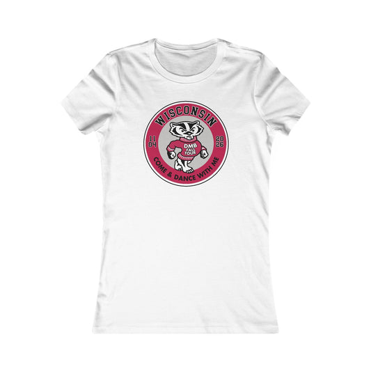 Wisconsin Fall 2026 Woman's Cut Tee