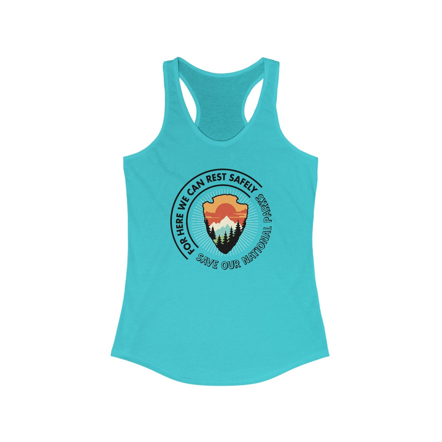 National Parks Rest Safely Woman's Tank