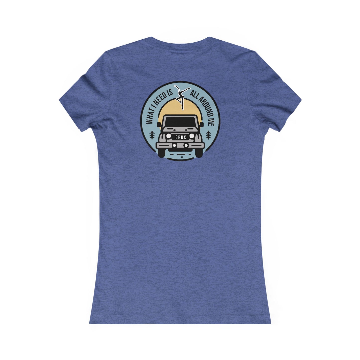 Jimi Jeep *With Back Print Women's Cut Tee