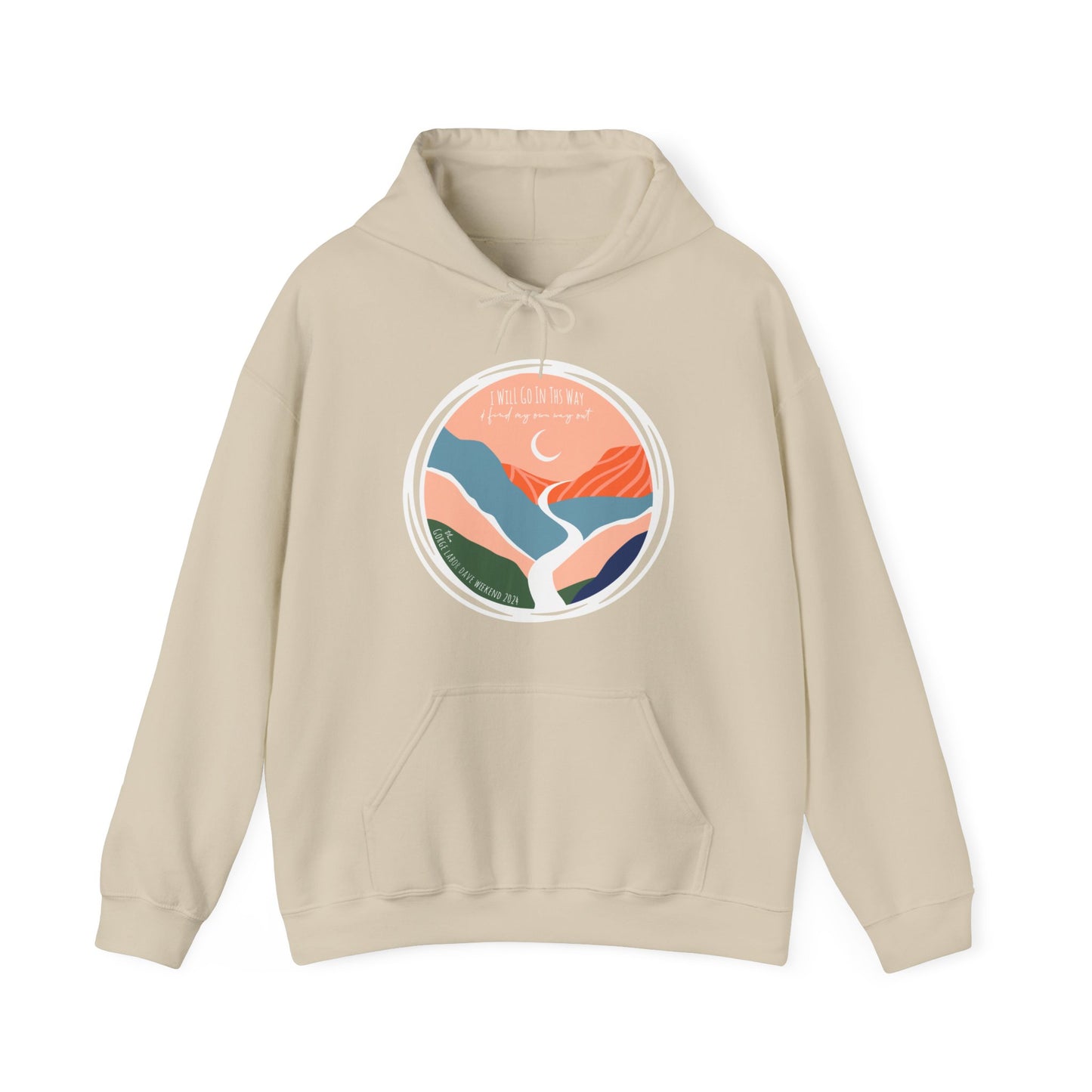 The Gorge Abstract 2024 Hoodie W/ Set List