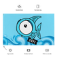 Big Eyed Fish Flag 36x60