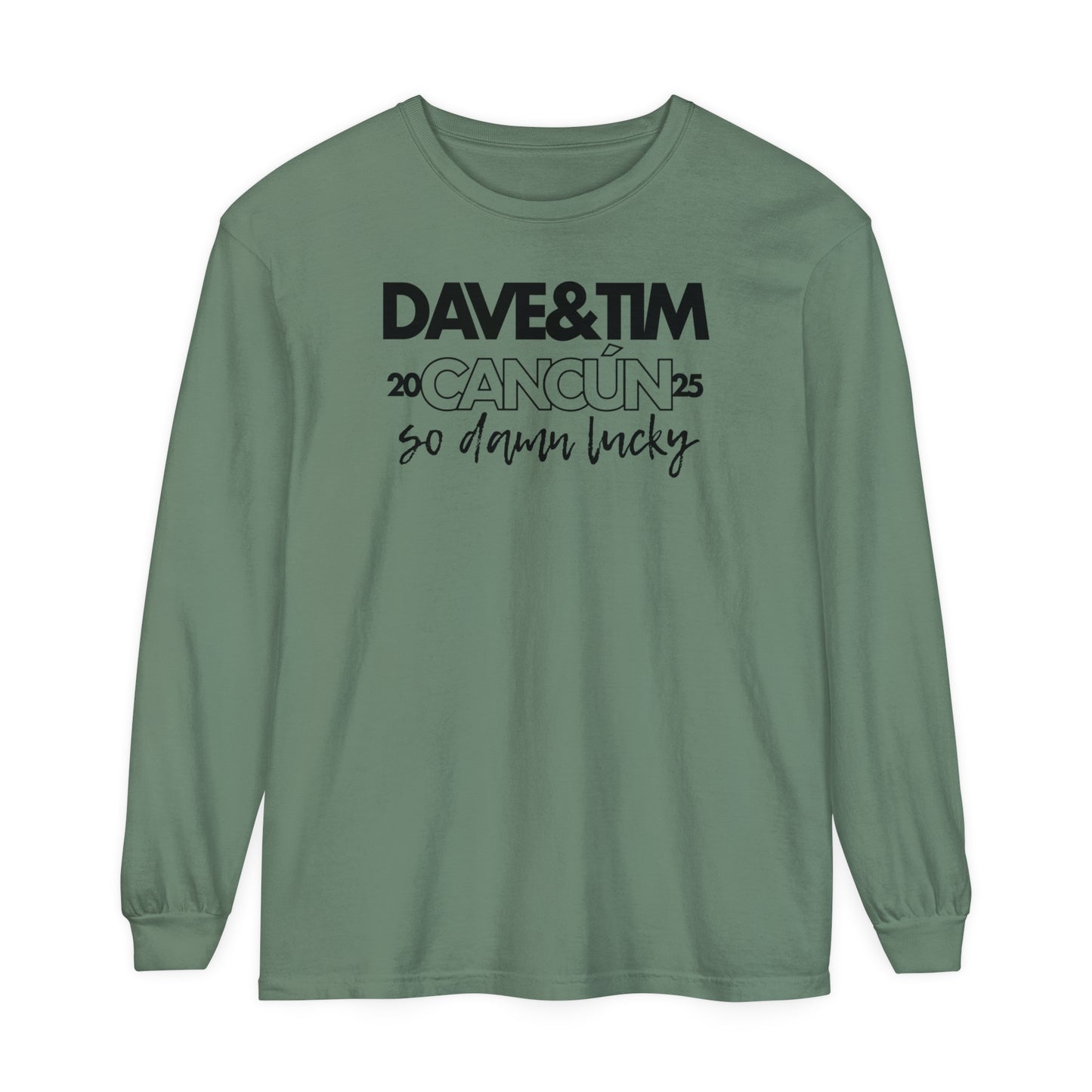 Dave & Tim So Damn Lucky Mexico 2025 Long Sleeve Tee *With Setlist