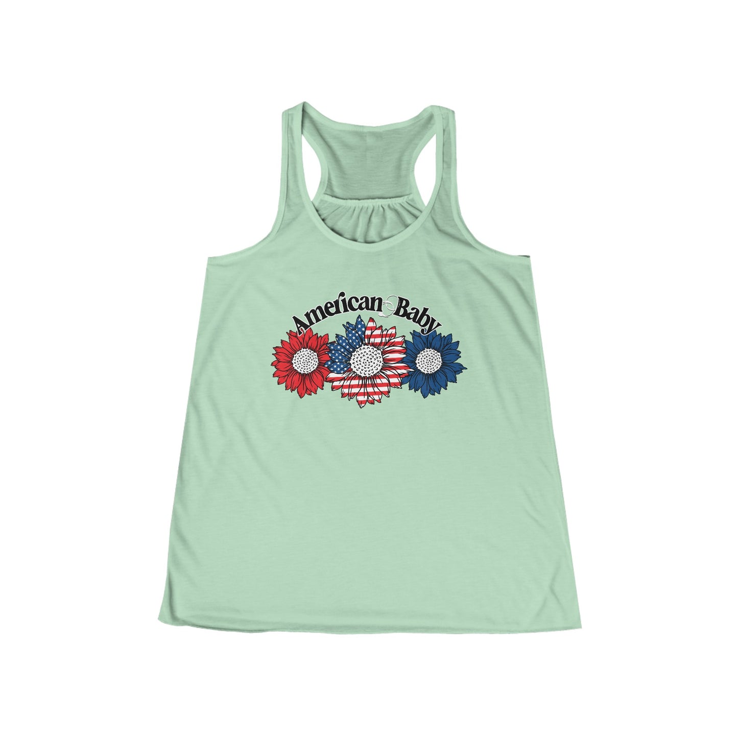 American Baby Sunflower Flowy Tank
