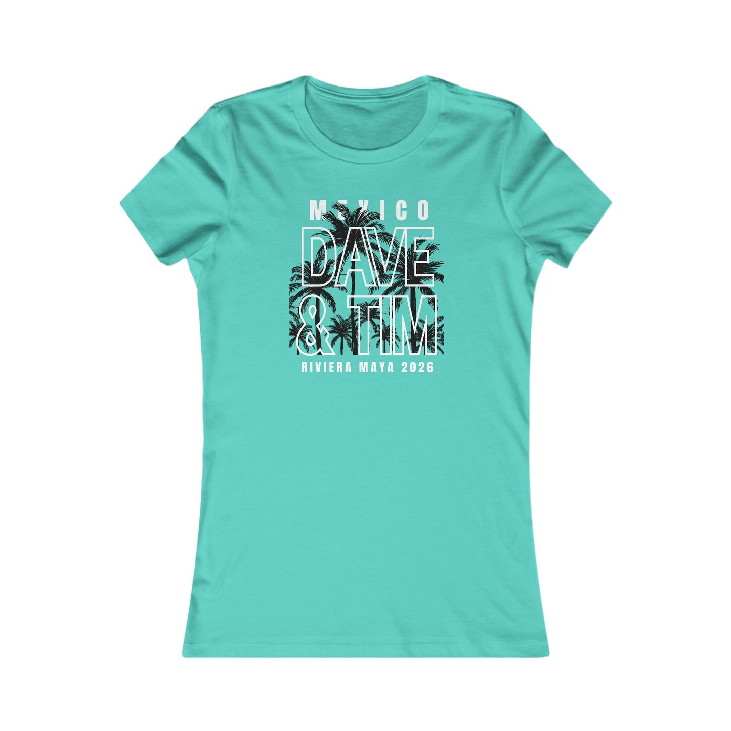 Mexico Palm Trees 2026 Woman's Cut Tee *With Set List