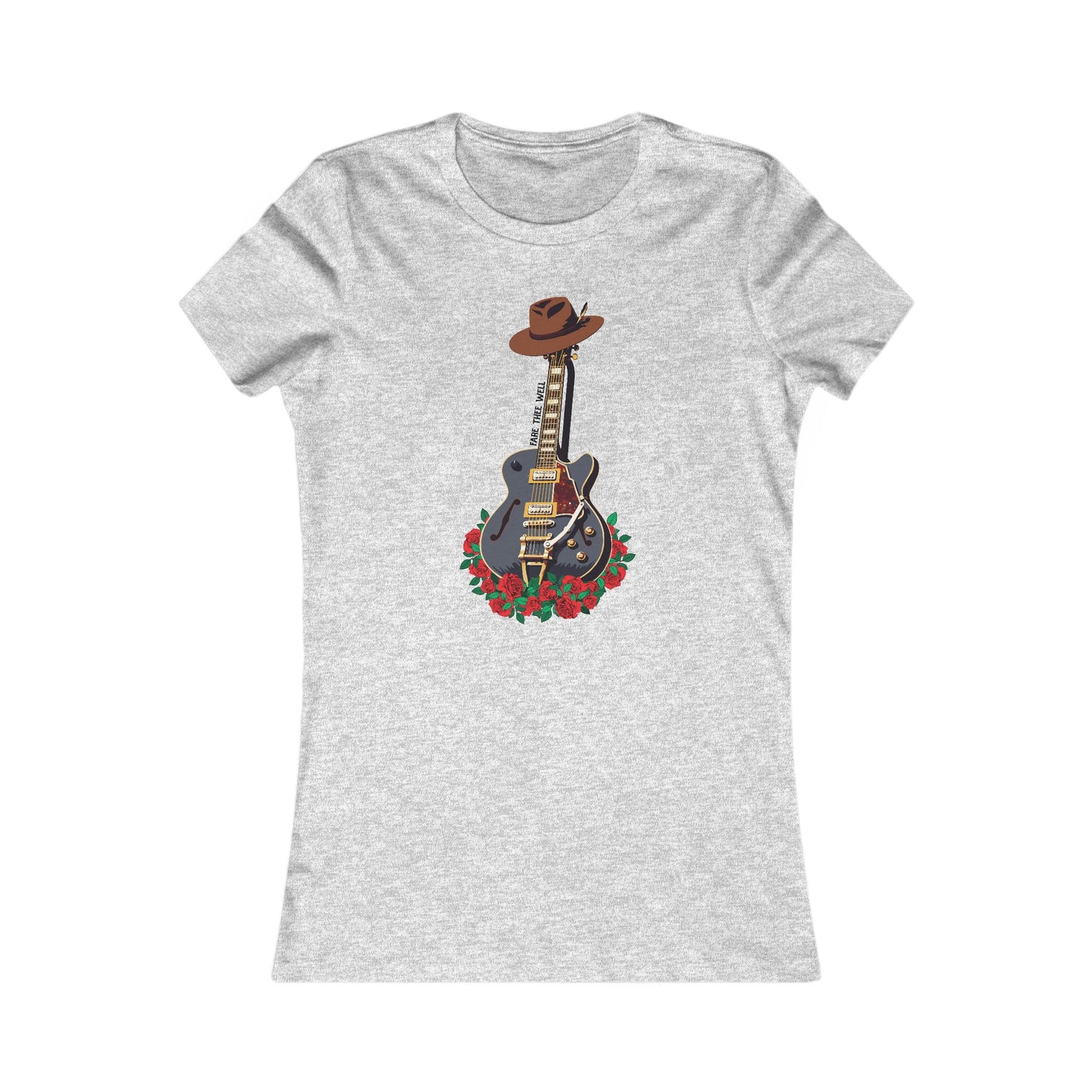 Bobby Guitar & Hat Tribute Woman's Cut Tee