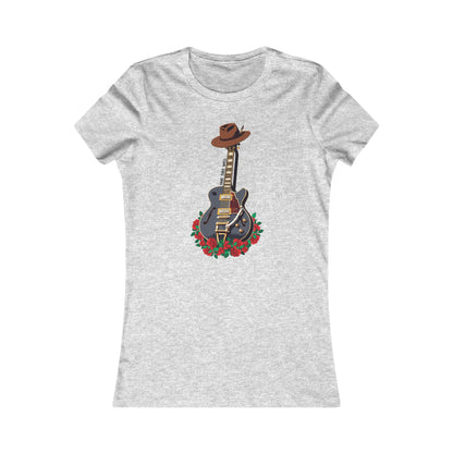 Bobby Guitar & Hat Tribute Woman's Cut Tee