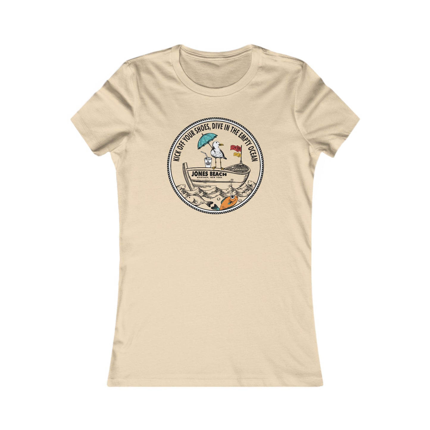 Jones Beach 2026 Woman's Cut Tee RAIN DATE *With Setlist