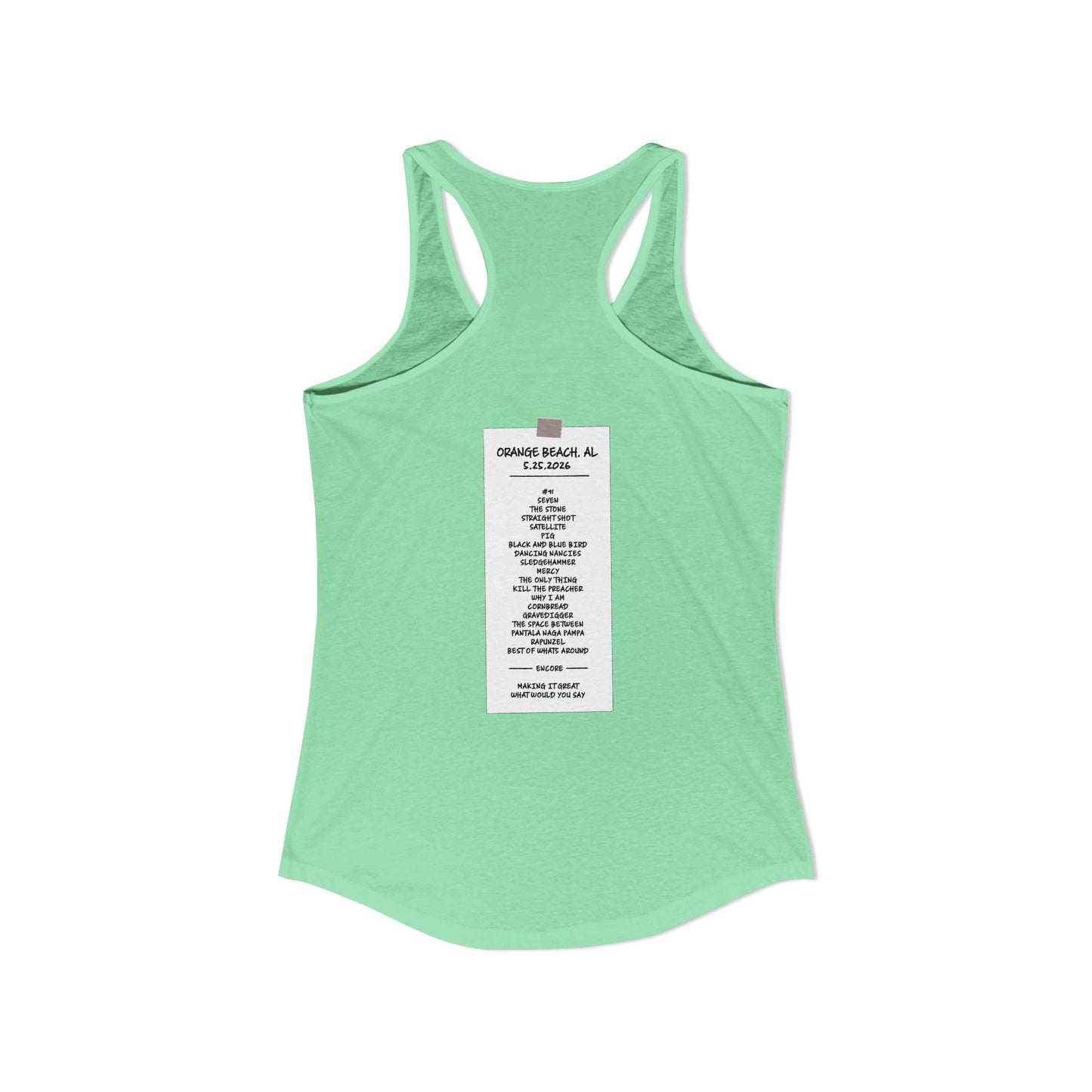 Orange Beach 2026 Woman's Tank *With Setlist