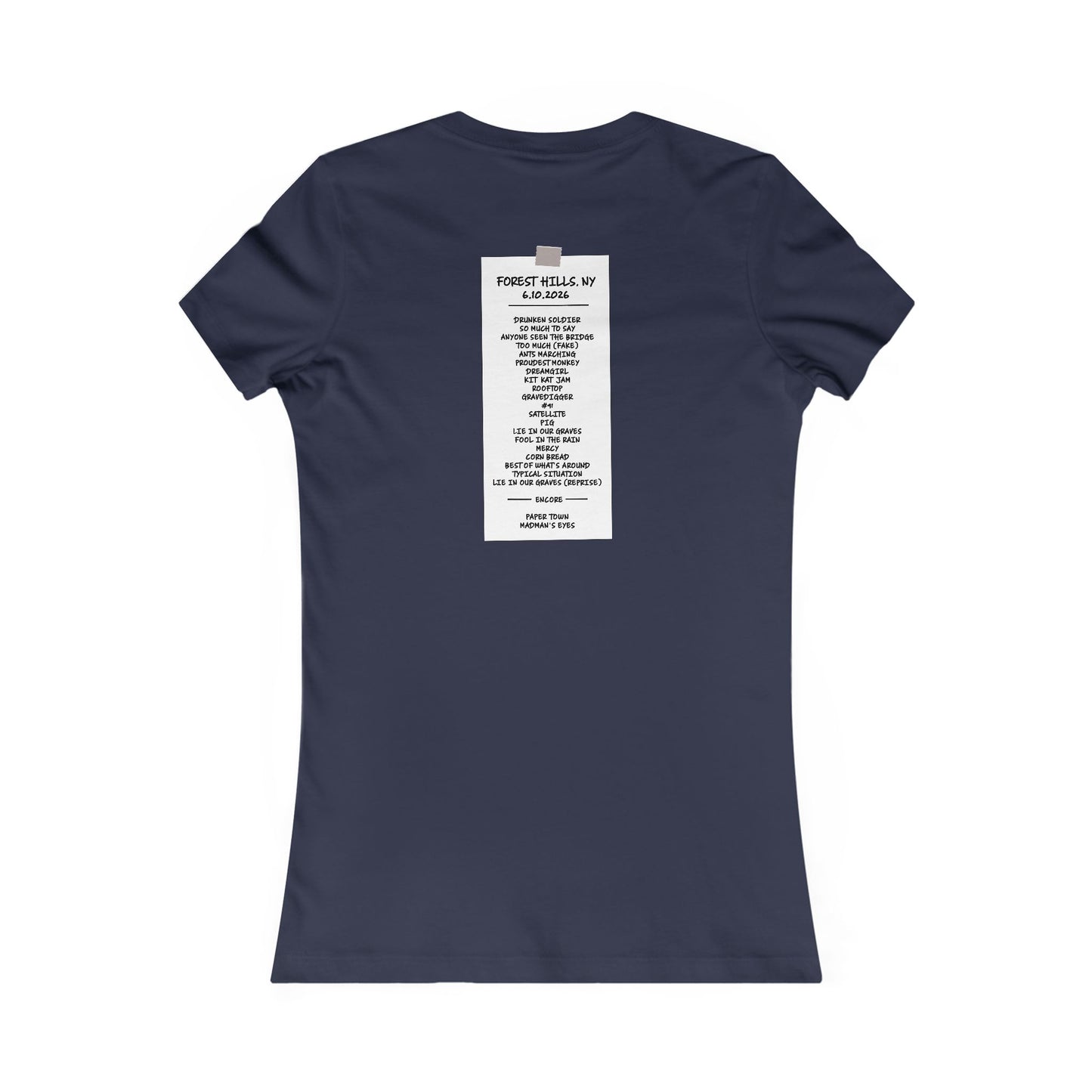 Forest Hills Subway 2026 Woman's Cut Tee *With Set List