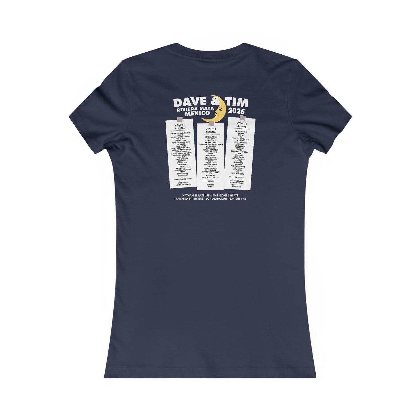 Floral Skull Mexico 2026 Woman's Cut Tee *With Set List