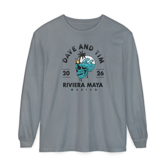 D&T Skull Palm Trees 2026 Long Sleeve Tee *With Set List