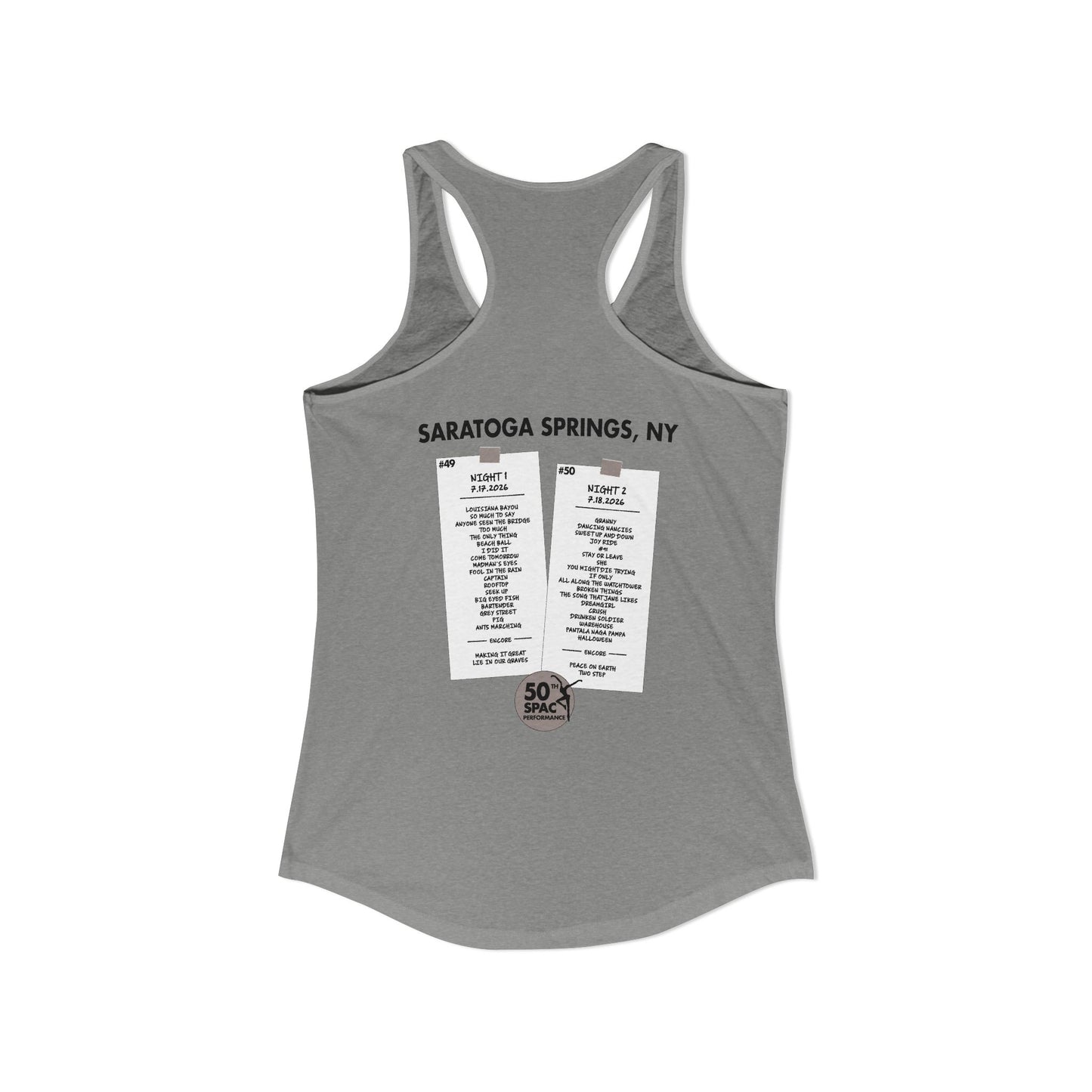 SPAC Weekend 2026 Woman's Tank *With Set List