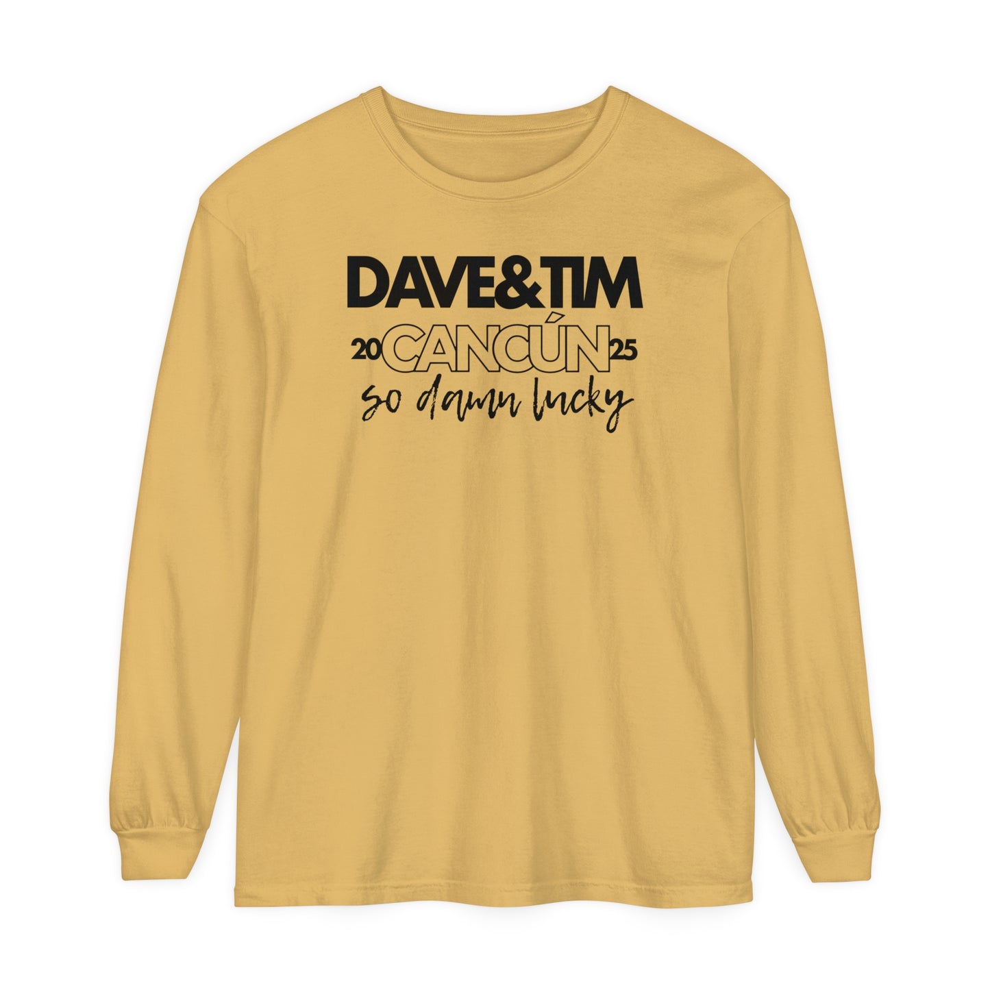 Dave & Tim So Damn Lucky Mexico 2025 Long Sleeve Tee *With Setlist